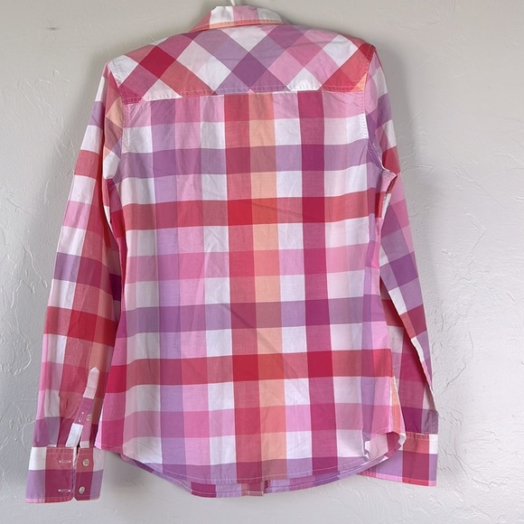 Merona Pink Plaid Shirt - Picture 4 of 4
